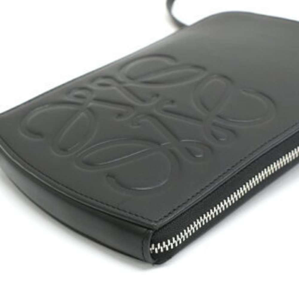 Loewe Multi Functional Case Crossbody Anagram Lea… - image 5